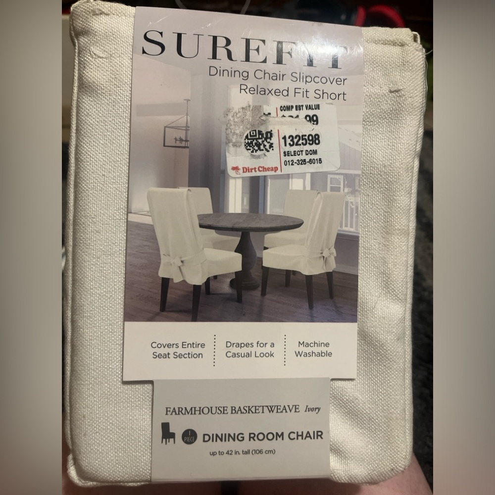 SureFit relaxed fit slipcover